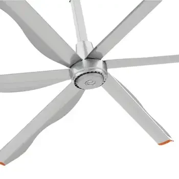 3.7m 12ft mảnh đồng tốc độ thấp lưỡi nhôm cánh quạt trần thương mại nam châm vĩnh cửu dành cho khách sạn