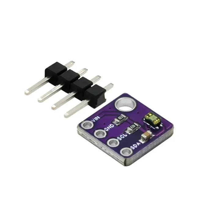 RGBW color sensor measures the ambient light content intensity of the I2C integrated chip VEML6040