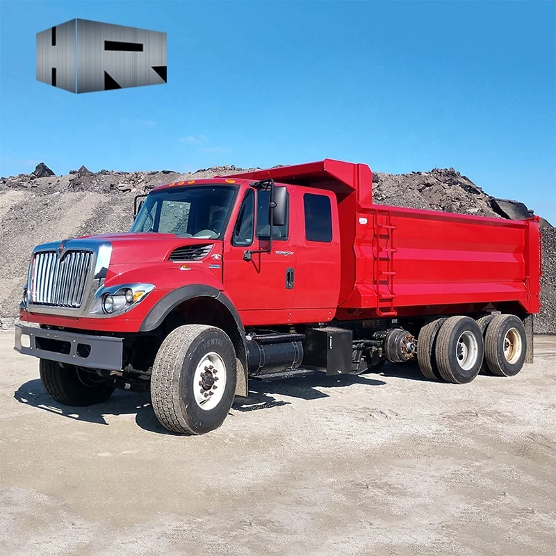 Heavy Duty New Dump Truck Body 16' Box Heavy Duty 1/4 Floor Electric Tarp A50 Steel Bed