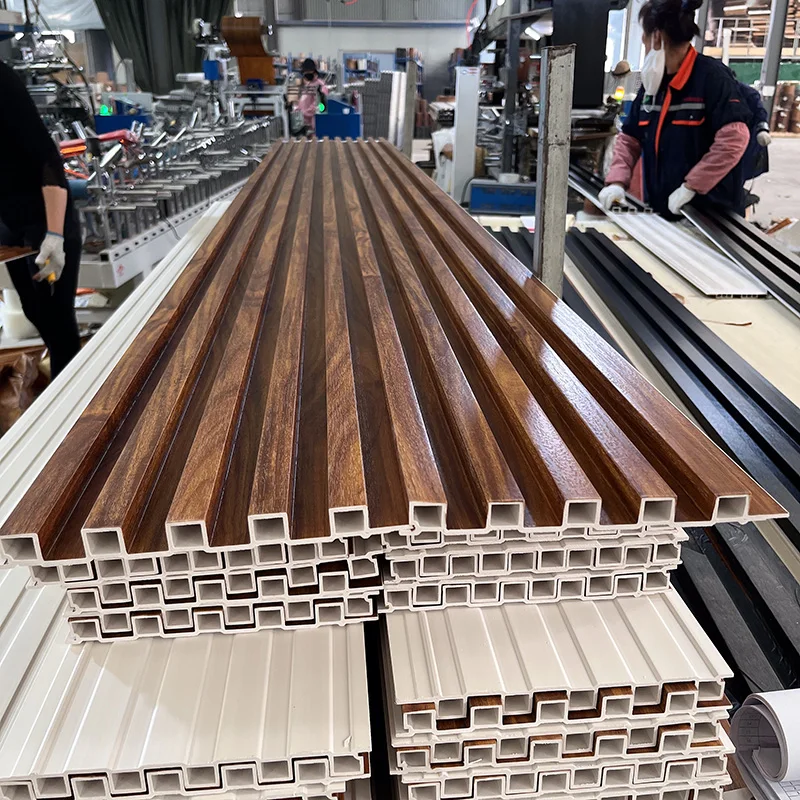 Factory Price Rich Designs Home Decor Materials Fire Retardant Interior Wpc Panel De Pared Wpc Panel Wall