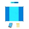 Tapis de plage - Bleu Lac/Bleu Foncé 140*200CM