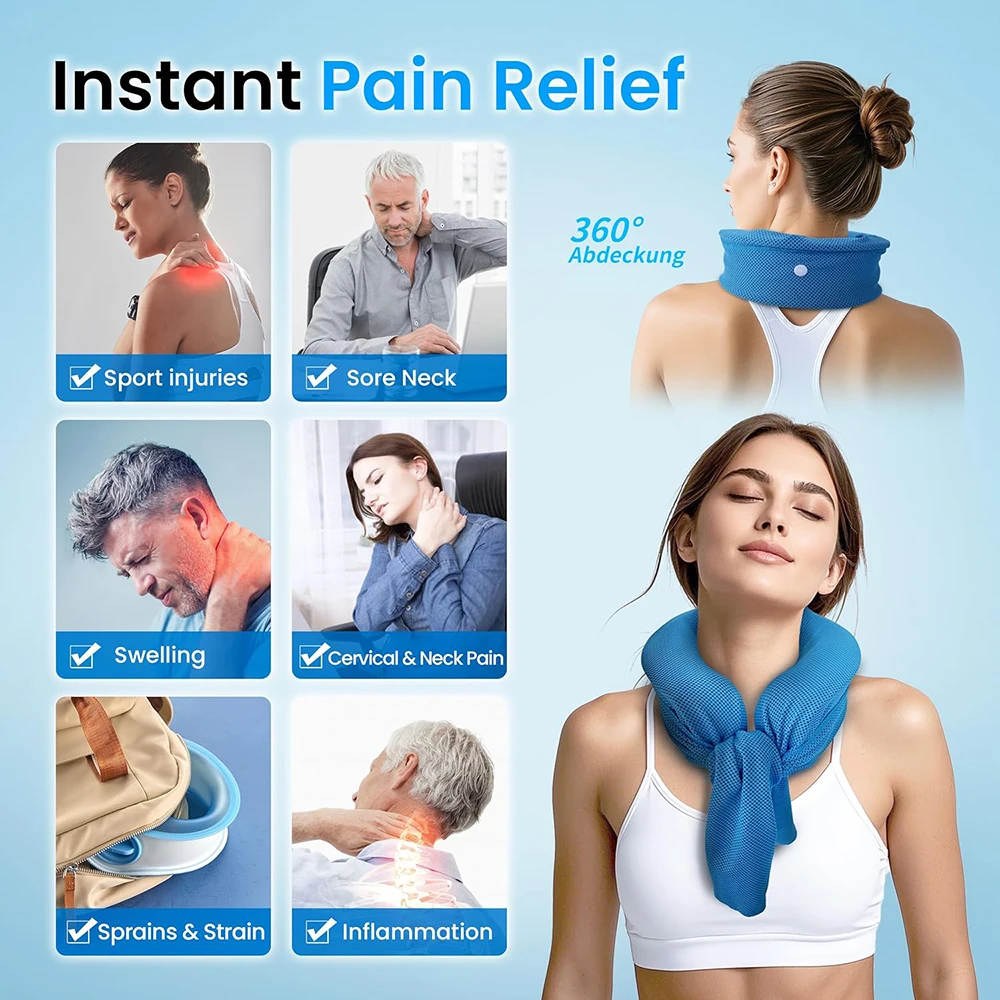 Hot Sale Wearable Neck Cooling Tube Neck Cooler Ring Ring Japan Cooling Neck Wrap