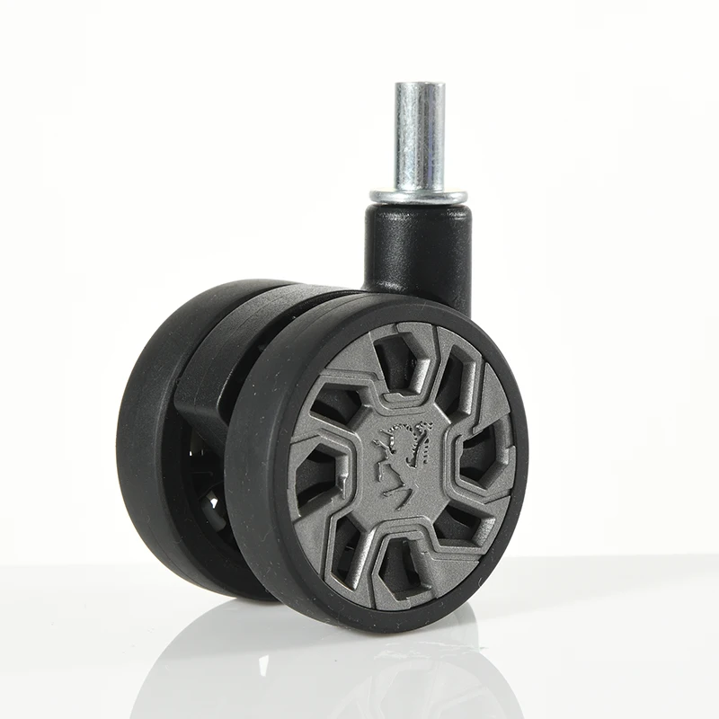 360 Degree Universal Plastic Rubber Double Wheel 50mm Luggage Suitcase