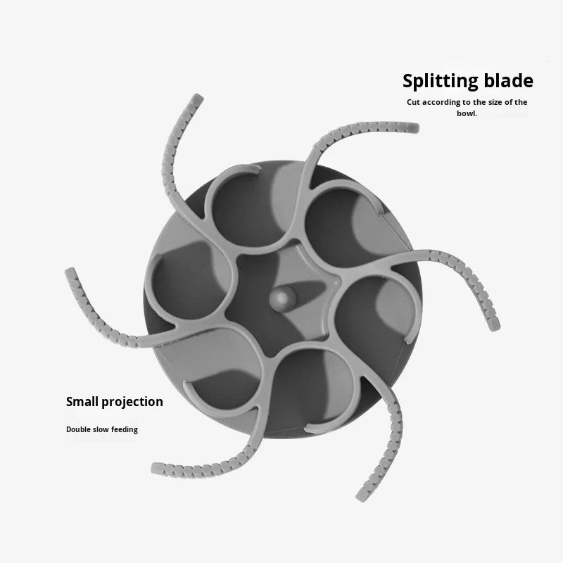 Eco-Friendly Silicone Spiral Cuttable Slow Feeder for Cats and Dogs Insert with Strong Suction Cups for Small Animals supplier