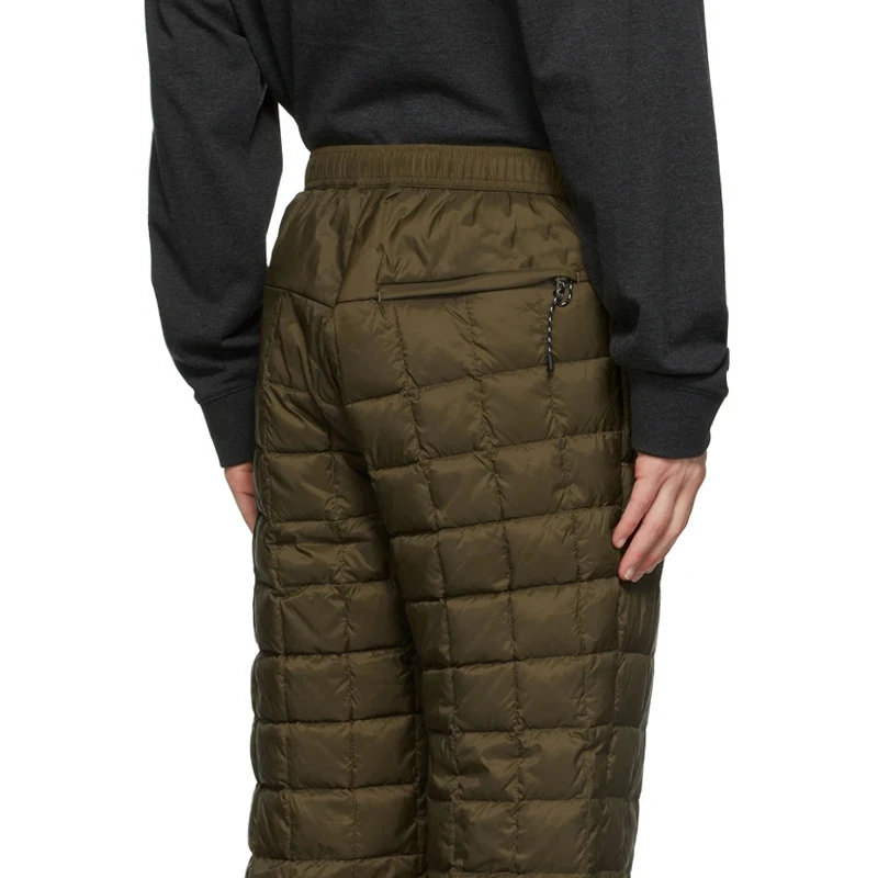 OEM Relaxed-Fit down-Filled Square Quilted Nylon Cargo Pants Men