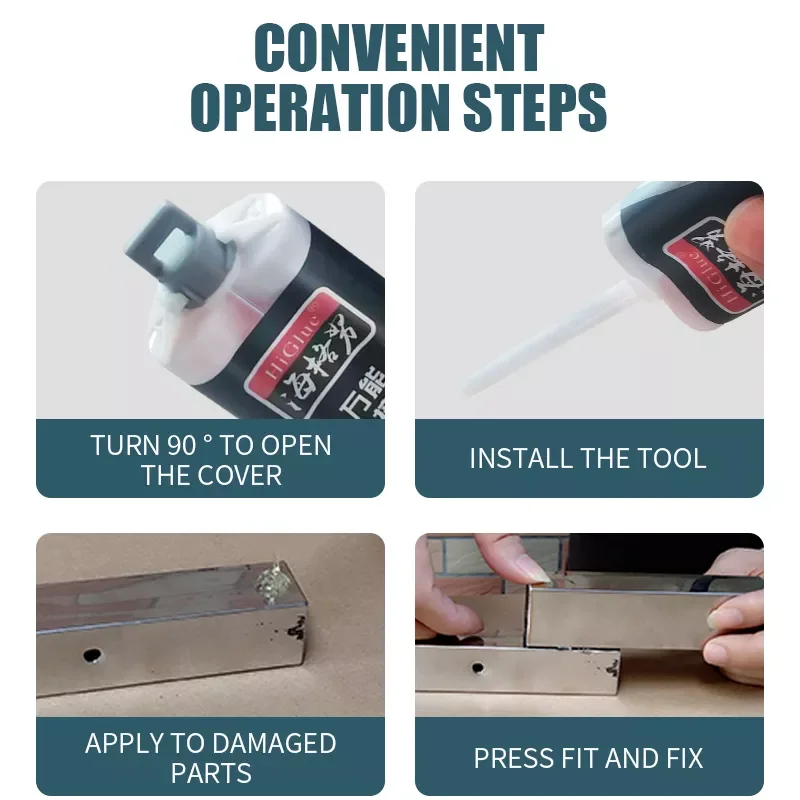 Kafute Manufacturer AB Caster Glue Casting Adhesive Industrial Repair Agent Casting Metal Iron Crackle Repair Curing Glue