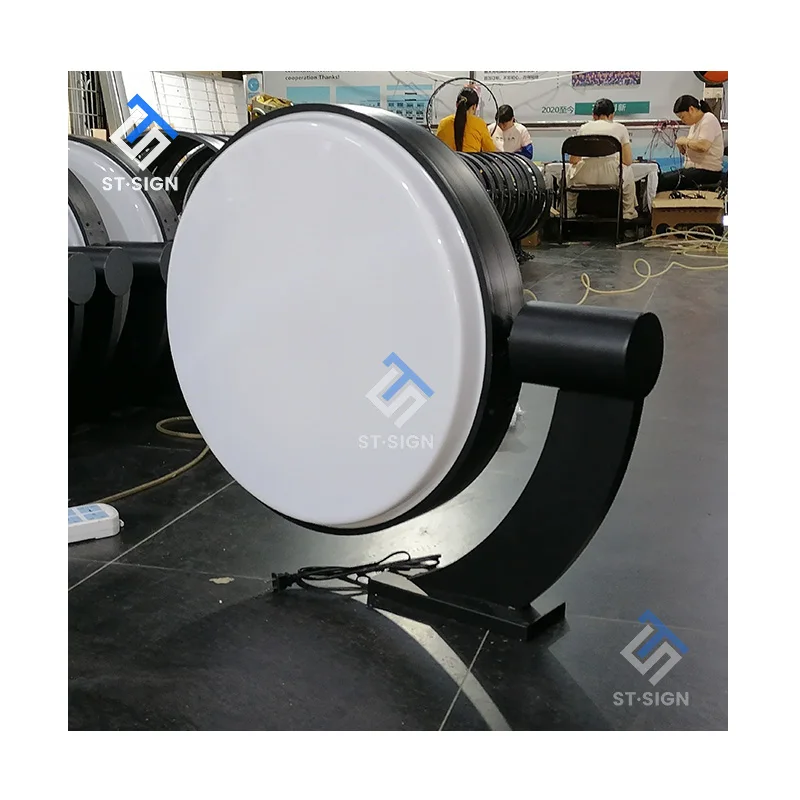 Rotate Light Box Motor Acrylic Light Box Led Sign Advertising Box Aluminum Frame