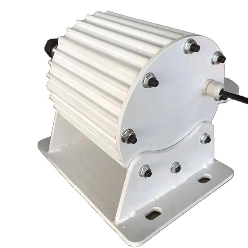 Factory Direct Alternative Energy  Single Shaft Low RPM Permanent Magnet Generator  Alternator Generator