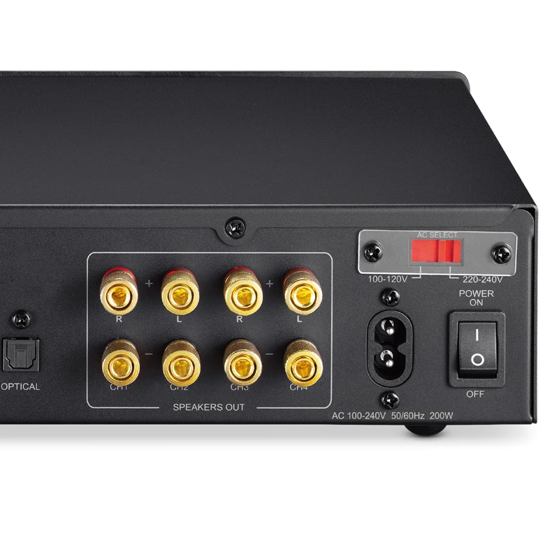 5 Channel Multi Channel Amplifier with Bluetooth 5.0 and 400W Peak Power for Home Theater