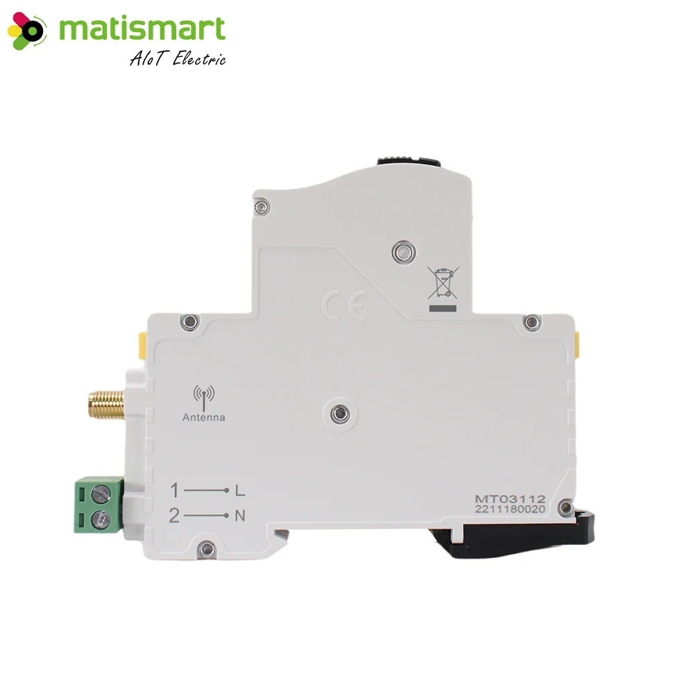 Matismart MT53RWN Remote Controller Automatic Circuit Recloser Mcb Rccb Rcbo Tuya Smart Circuit Breaker Wifi Smart Home Products
