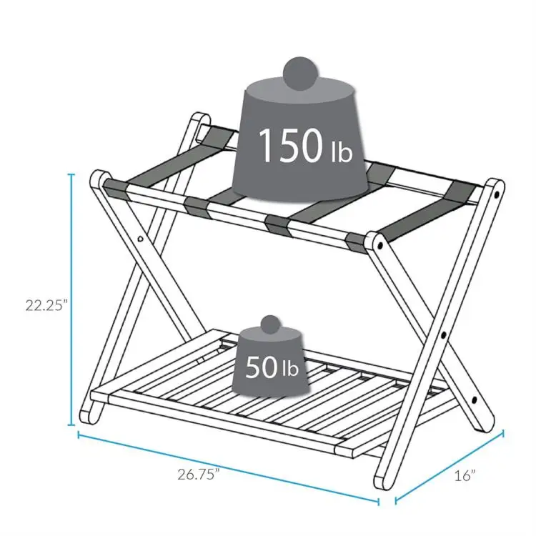 Factory Supply luggage rack for hotels