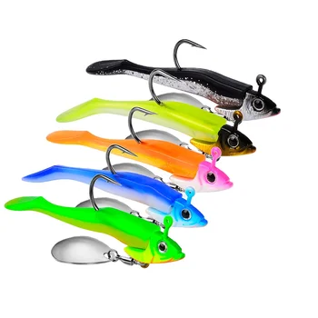 Wholesale High Carbon Steel 7.5g 10.5g 15g Jig Heads Fishing Swimbait Spinner Bass Hooks – Soft Lure – view 2