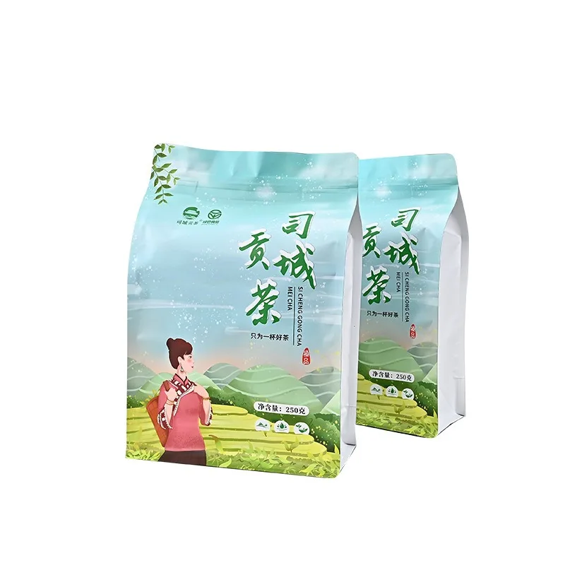 Custom Recycle Ziplock Plastic Bags Food Grade Aluminum Foil Coffee Powder Bag With Gusset Coffee Bag With Valve