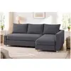 Chaise gauche gris foncé