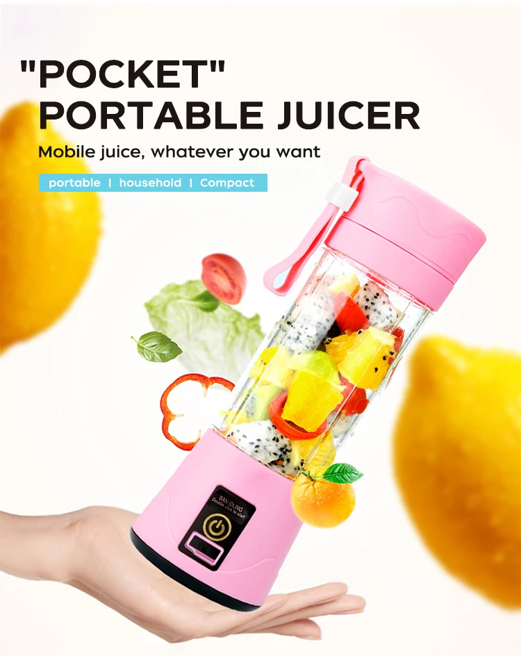 Title 2, Portable Electric Juicer Usb Charging Fruit Ora...