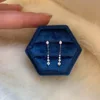 White gold Dazzling ice-frost stud earrings