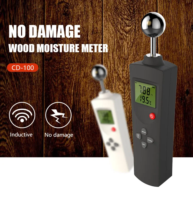 Digital Non-Invasive Inductive Drywall Moisture Meter Supplier