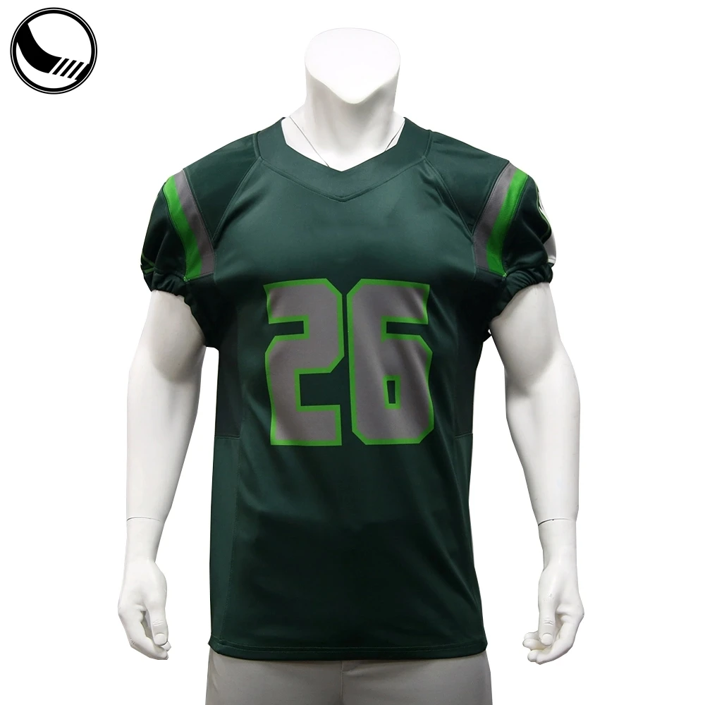 Design Your Own Suit Sublimated Black Blue and Red Stripes Football Uniform