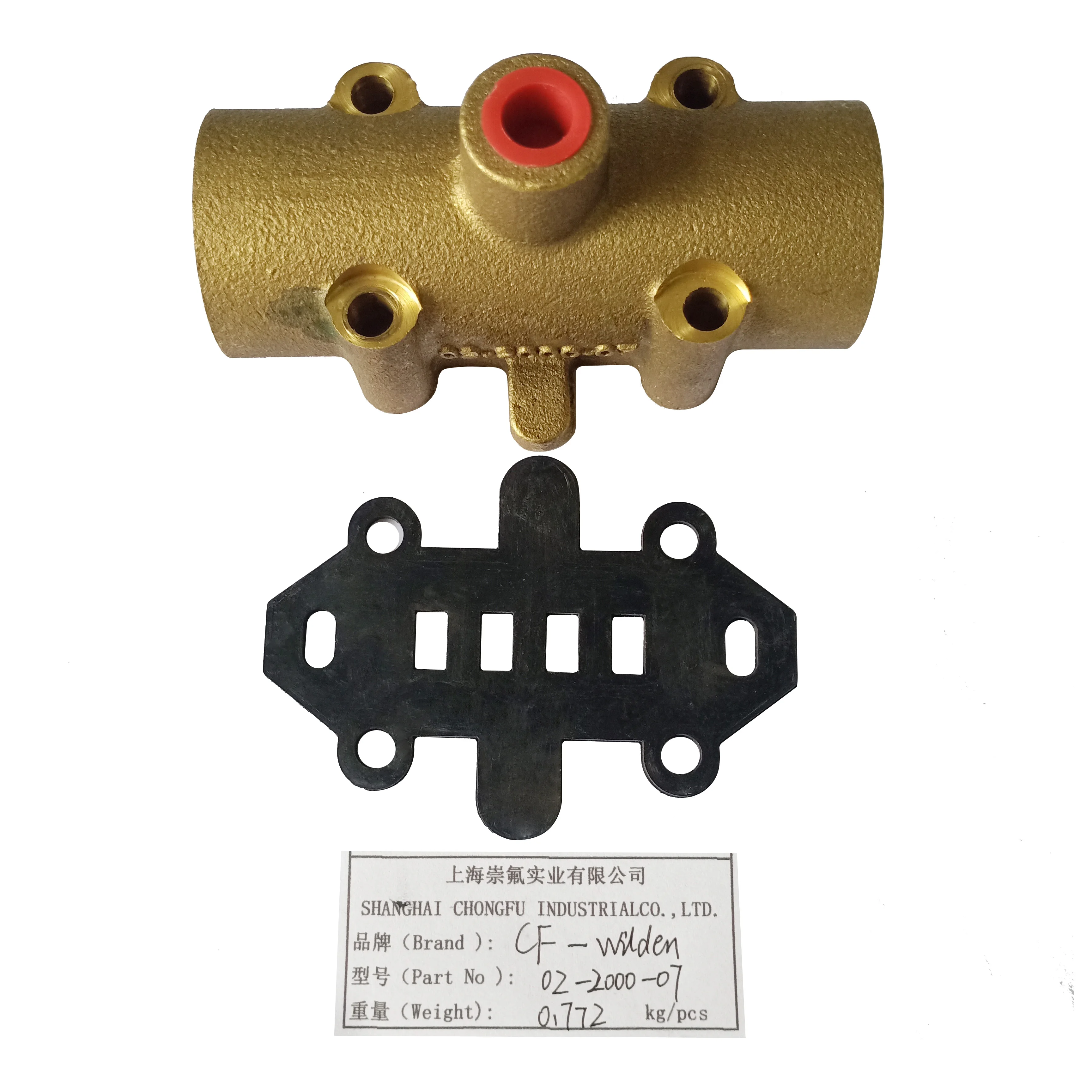 Air valve CF 02-2000-07 for Wilden pump spare parts in 1 inch wilden AODD pump details