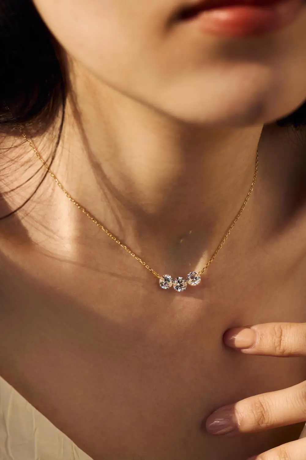 KAKODIY 925 Sterling Silver Jewelry Engagement Wedding Women's Zircon Stone Pendant Necklace detail 6