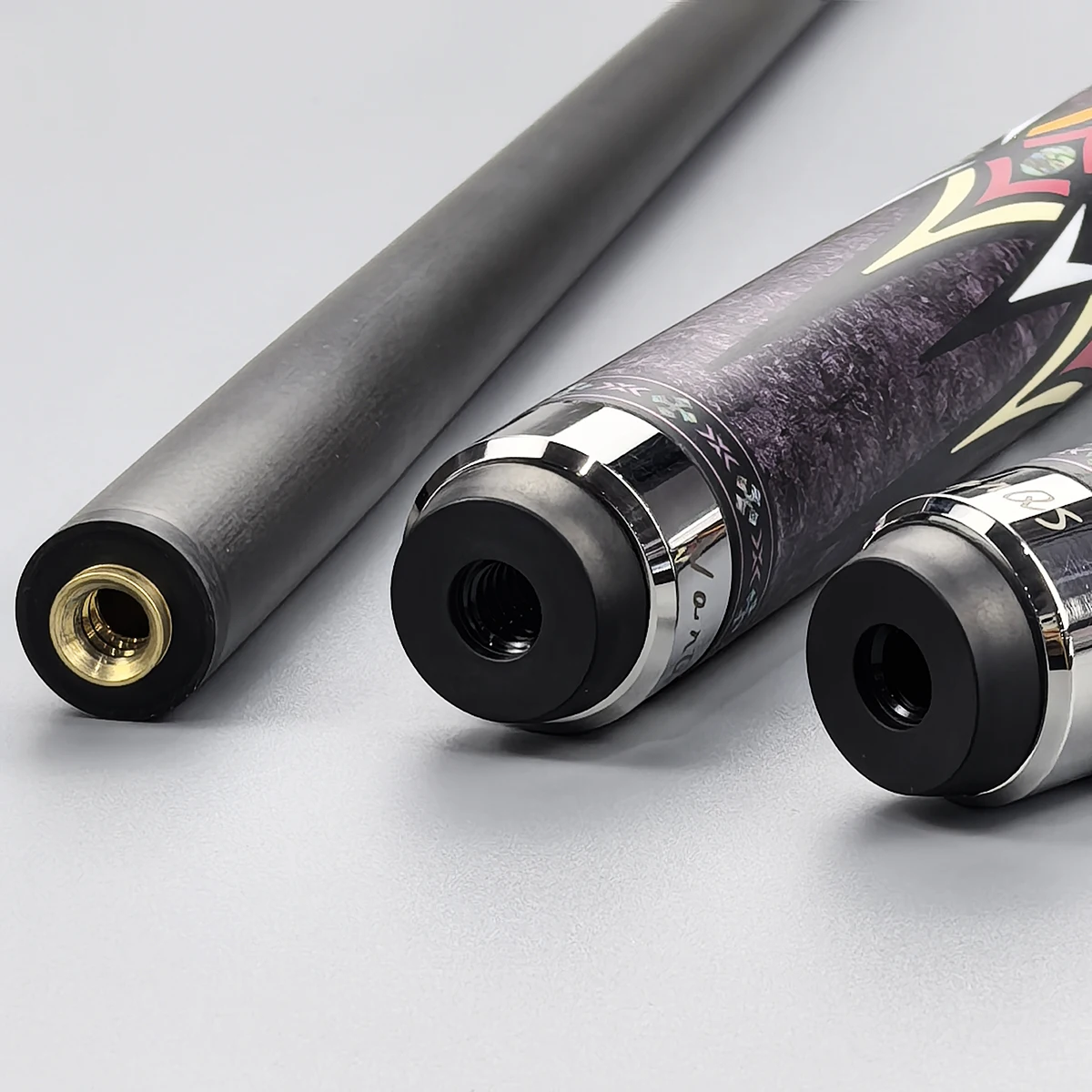 Brown High-Tech Yfen M6 Carbon Fiber Shaft Pool Cue Stick