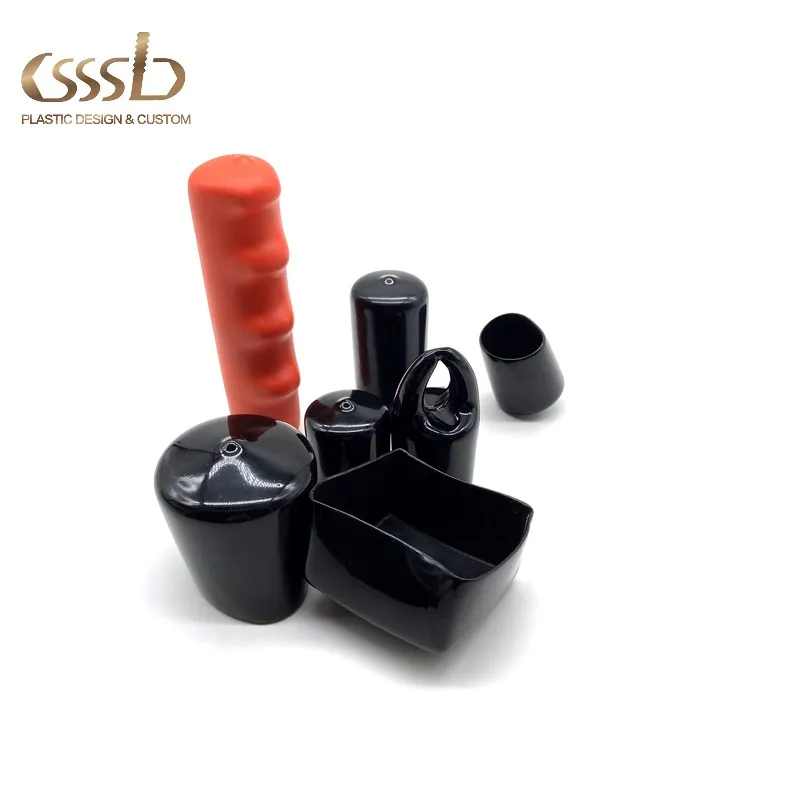 Factory Custom Silicone Rubber Handle Grip Molded Silicone Handle Cover Sleeve Rubber Hand Grip