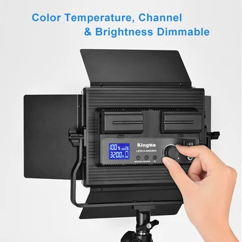 KingMa Professional Bi-color 540 LED Camera Photo Light Panel LED Video Light for Studio Photography 3200K-5600K detail image