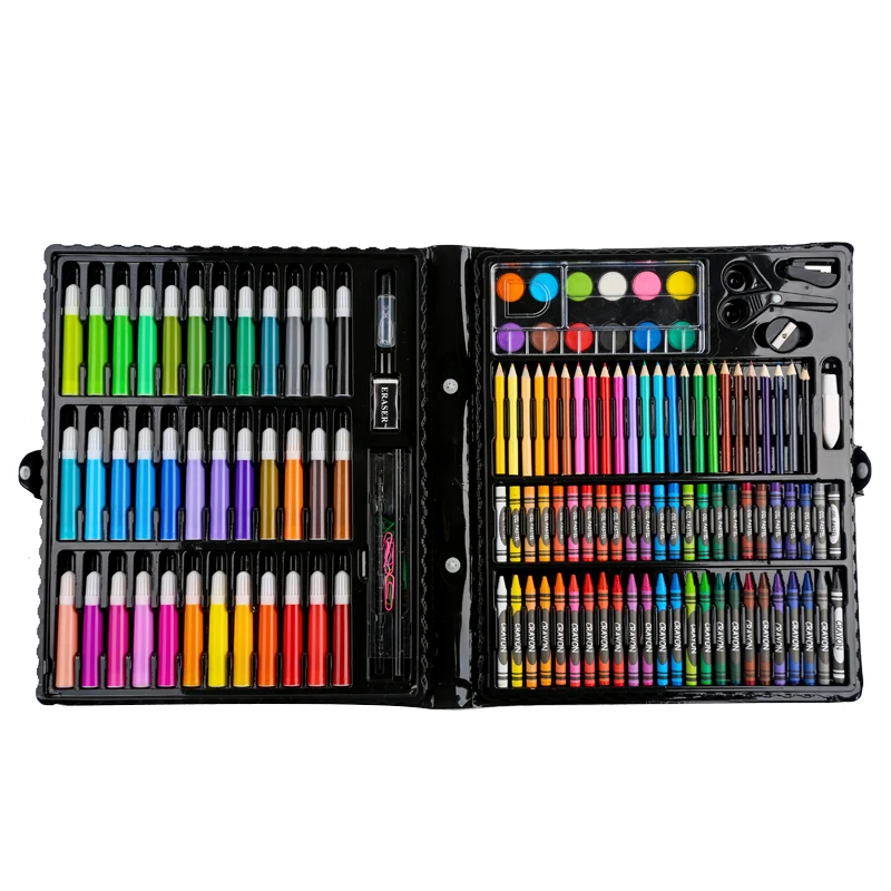 150pcs Watercolor Art Markers Set Drawing Brush Pen Kit