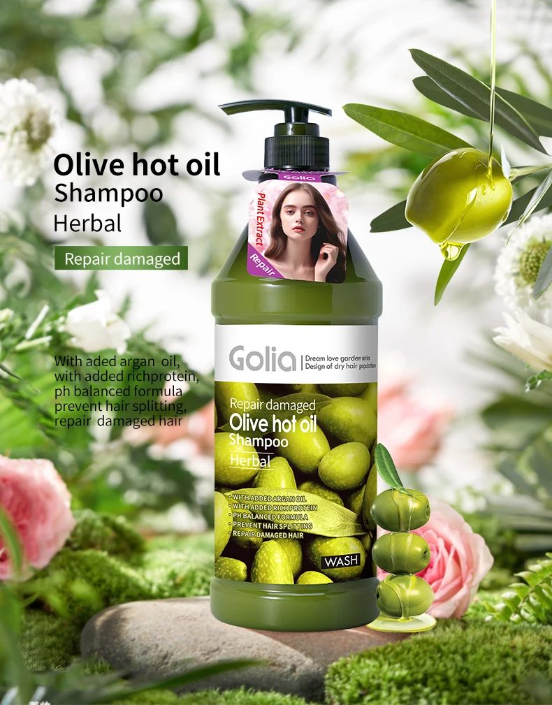 New Olive Oil Shampoo for Hair 1.38L Organic Olive Oil to Nourish Dry ...