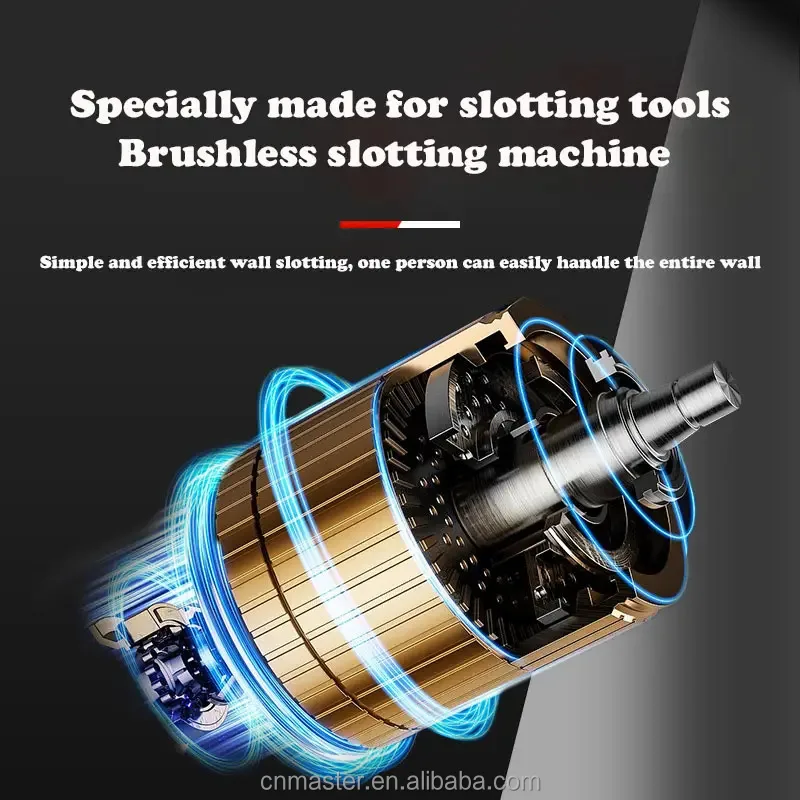 230mm Electric Industrial Brushless High Power 4700W Concrete Wall Slot ...