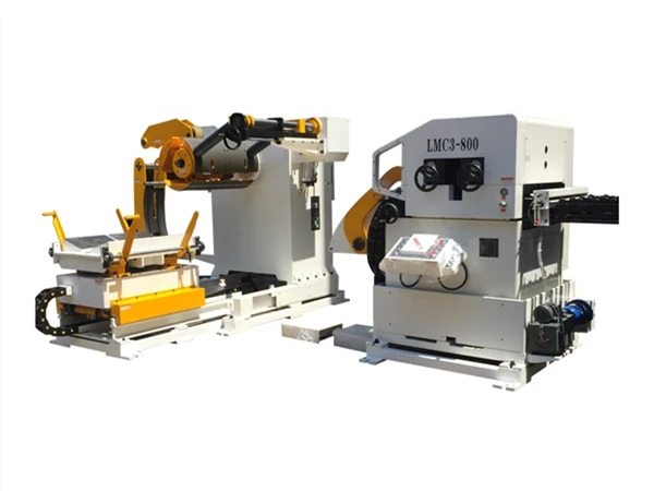 Siemens 3-in-1 PLC Servo Automatic Feeder 0.3-3.2mm Carbon Steel Coil Metal Straightener High-accuracy 20 M/Min Motor Bearing