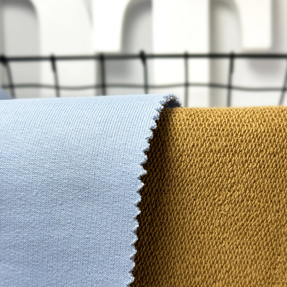 100% Cotton French Terry Fabric Heavyweight Versatile