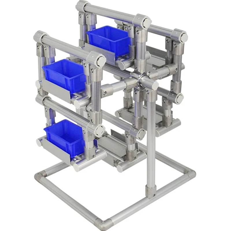 Turntable Type Rotary Device / Teaching Module / Third-Generation Aluminum Alloy Lean Pipe (1000 Series) / LCIA / Low-Cost