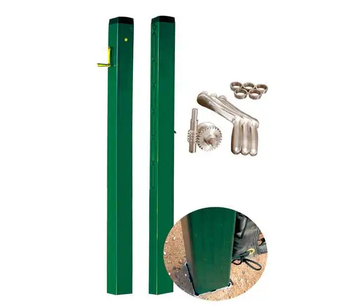 Высококачественная Выдвижная сетка для тенниса и набор стоек для игры в матчи, тренировочная сетка для тенниса, пиклебола, спорта