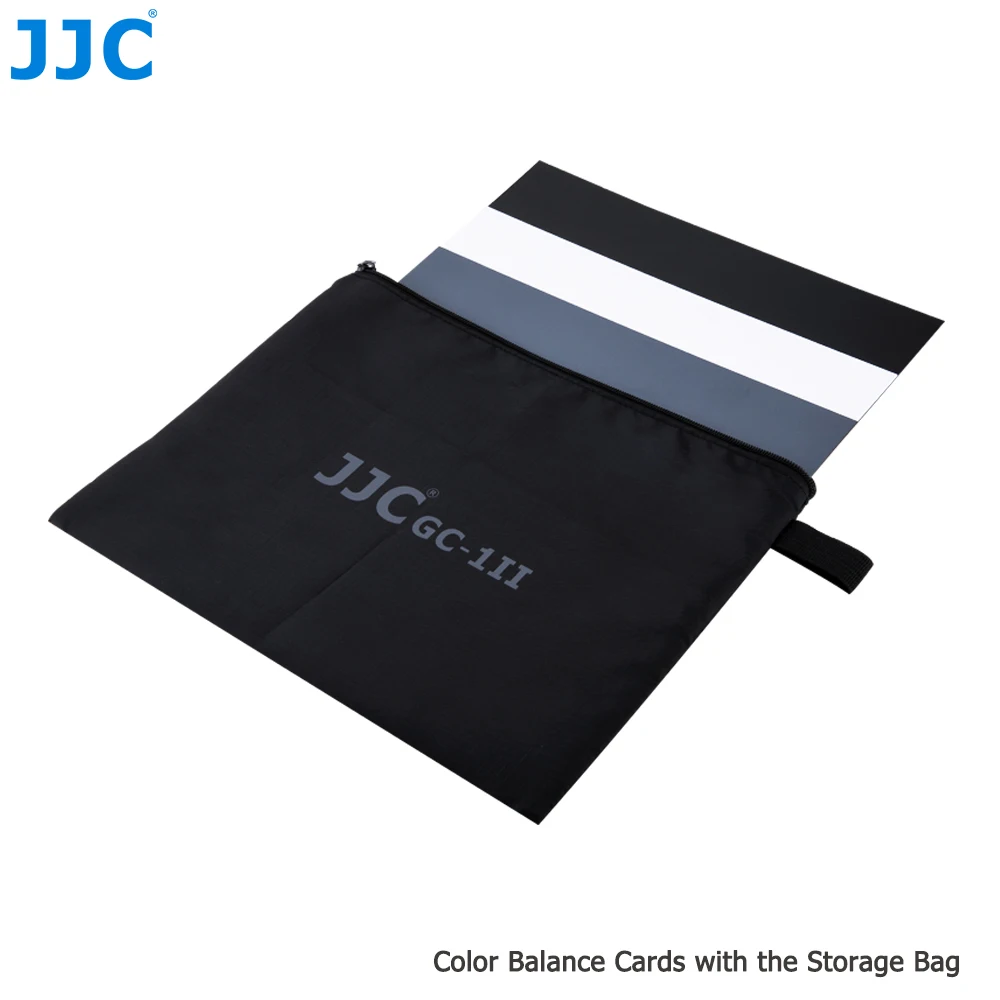 JJC Grey Card White Balance Card Set for Digital Photography with Neck Strap Color Correction Tool