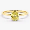 Moissanite giallo limone 0,5 Ct + Certificato GRA