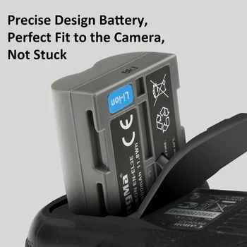 KingMa-EN-EL3E Rechargeable Battery LCD Dual USB Charger for Nikon D50 D70 D70S D80 D80S D90 D90s D100 D200 D300 D300S D700 detail image