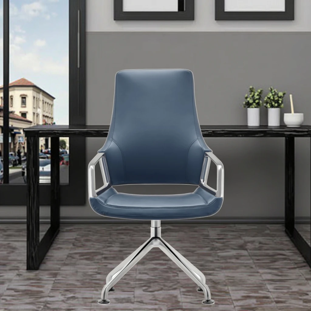 Luxury Modern White Racing Comfortable Boss Reclining Swivel Executive Leather Ergonomic Steel Base Office Chair CEO Manager 5