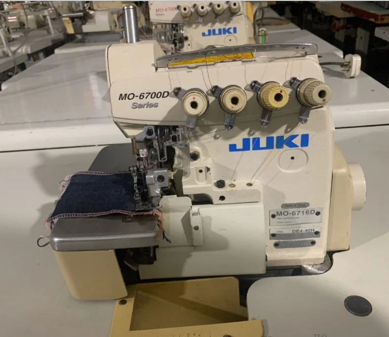 Used Japan Second Hand Industrial Sewing Machine Jukis 6700 6714s 3