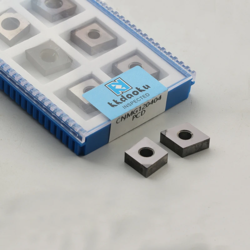 High Quality CNMG120404 PCD Diamond Inserts Tungsten Carbide Turning Inserts CVD for Aluminum Processing OEM Customizable details