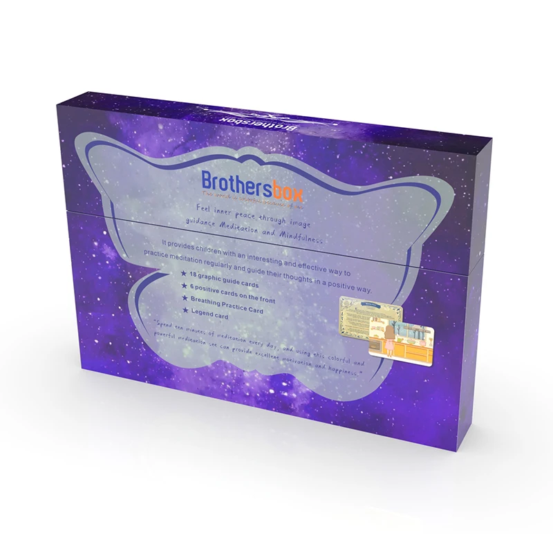 Обычай осознанность ежедневная самомотивационная карта медитации колода для детей взрослых