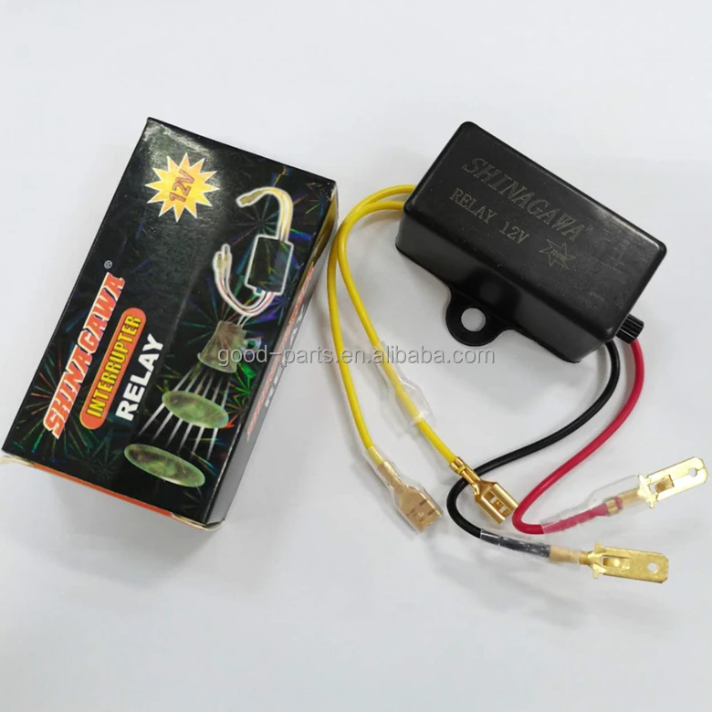 WANOU Универсальный Shinagawa МОТОЦИКЛ ABS 12 В Horn регулируемое реле стартера