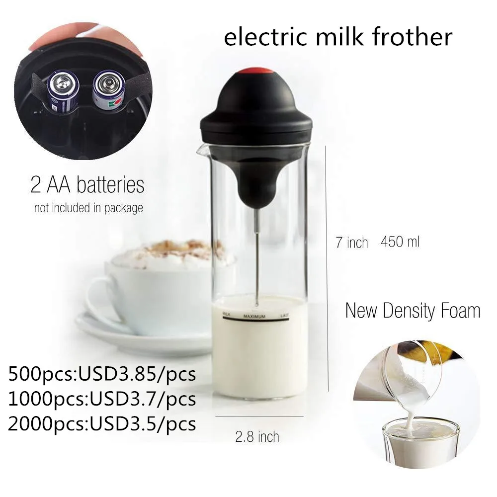 Máquina Eléctrica De Espuma De Leche Y Café Con Batería,Licuadora De Alta  Velocidad Para Hacer Crema De Alta Calidad - Buy Cacao Caliente  Licuadora,Alta Calidad Vaporizador De Leche,Licuadora Sopa Maker Product on
