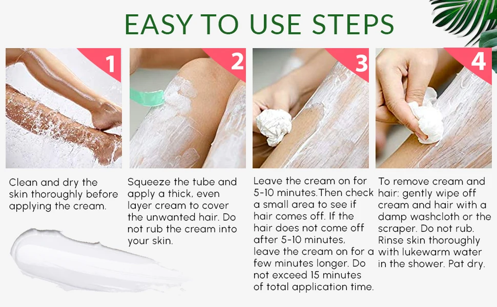 Painless No Odor Nonirritating Hair Removal Pubic Bikini Area