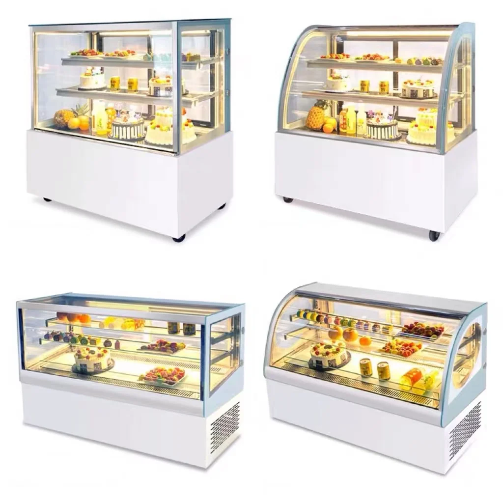 Cake Refrigerator Direct/air Cooling Fridge Refrigerator Desktop/vertical showcase Cake Display Refrigerator for Sale Commercial