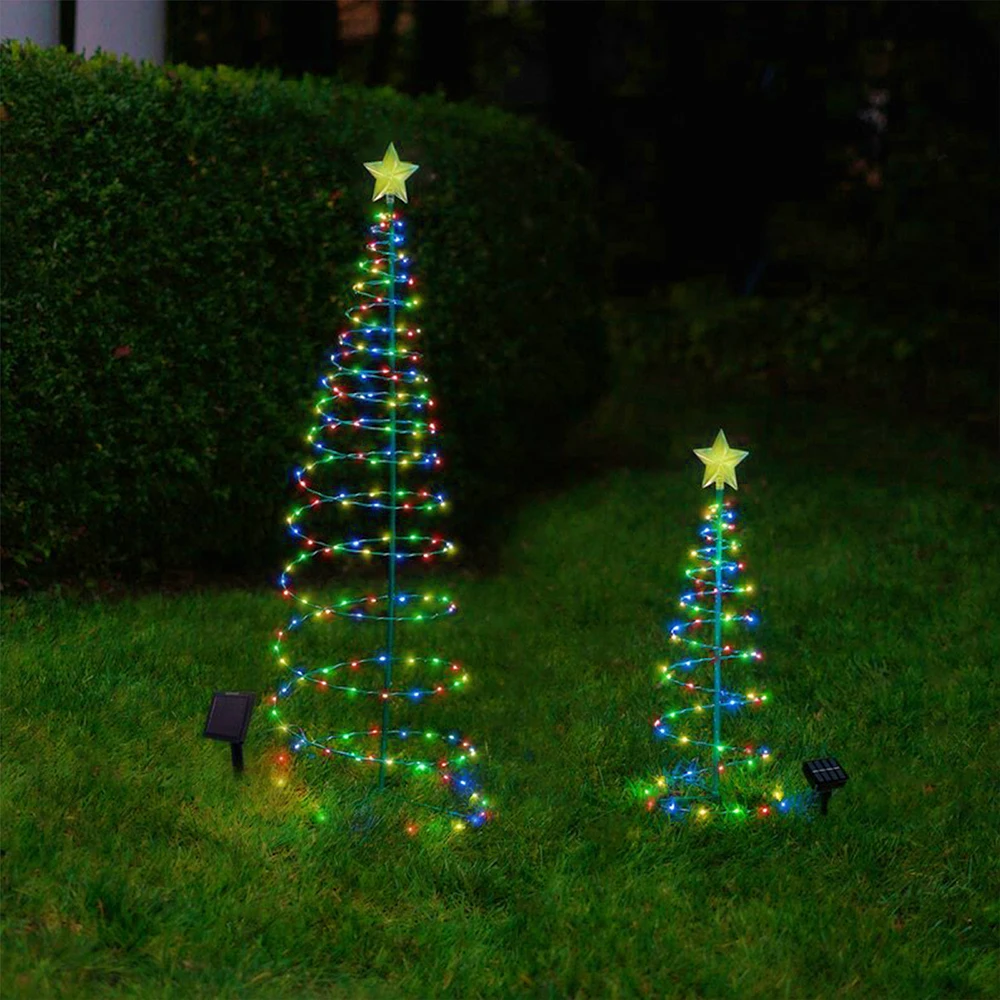 Outdoor Waterproof Solar Led Christmas Tree Decoration Solar Powered ...