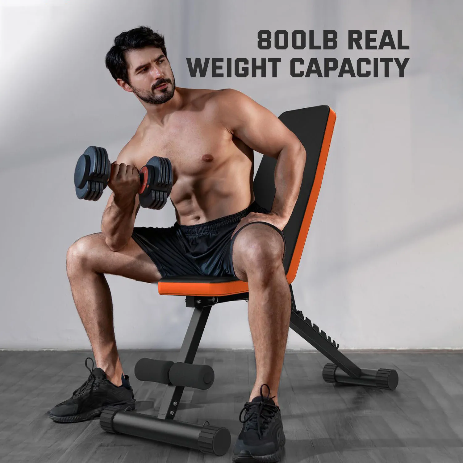 Fresh Arrival Adjustable Foldable Weight Bench Gym Exercise Workout Incline Weight Lifting Bench