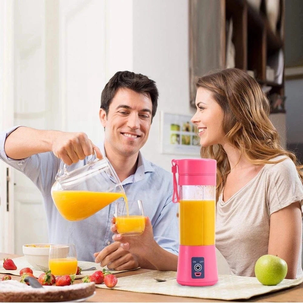 New Product Ideas 2021 Outdoor Mini Blender Machine Juicer Plastic Bottles Kitchen Appliances
