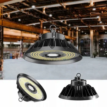 Durable Construction Industrial High Bay Light 100W 150W 200W Factory Warehouse Lighting IP65 UFO LED High Bay Lights