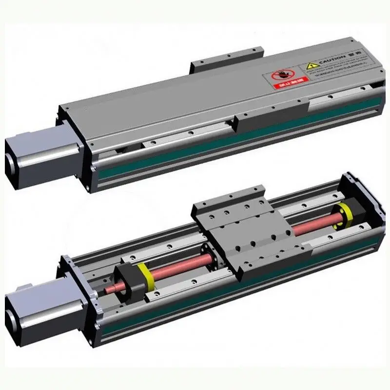 TEBAK D-18 Linear Module HX120 Robotic Arm Timing Belt Driven Electric Linear Slider Actuator Stage Motion Guide Rails Module